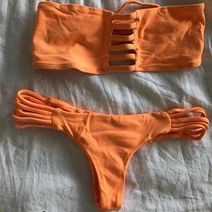 San Lorenzo “Lava Flow” Bikini in Mango